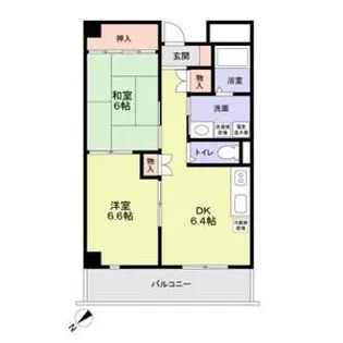 サンロワール和泉砂川【2階】の間取り