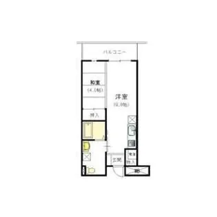 サンロワール和泉砂川【2階】の間取り