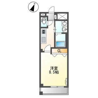 ベル・ローズ【1階】の間取り