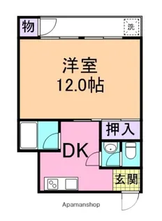 樽井ハイツ【206号室】の間取り