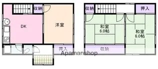 大阪府泉南郡岬町淡輪【一戸建】の間取り
