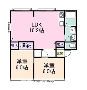 レナート牧野【101号室】の間取り