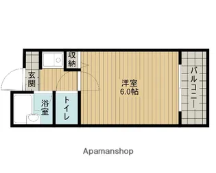 ドミール小松里【3階】の間取り