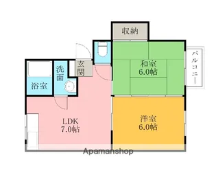 ハイツM【105号室】の間取り