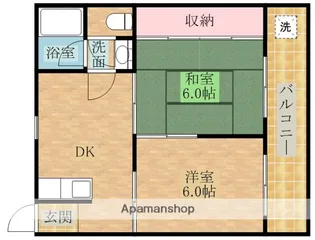 マンション加藤【2階】の間取り
