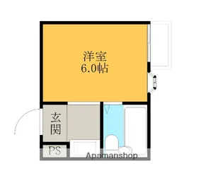 セレーナ土生【305号室】の間取り