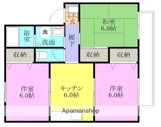 リスペクトA・B・C・D棟【1階】の間取り