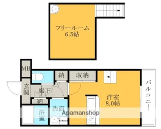 かんまつロックガーデン【2階】の間取り