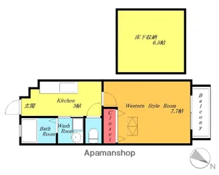 ポムデシャトー【1階】の間取り