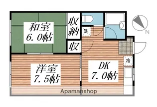 サザントーク岸和田【3階】の間取り