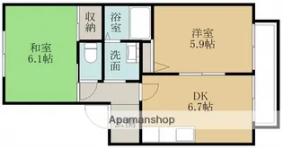 アーバン ビレッジA棟【1階】の間取り