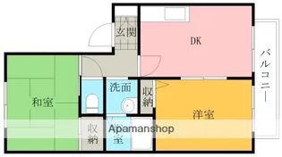 アーバン ビレッジA棟【2階】の間取り