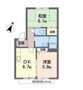 アーバン ビレッジ【2階】の間取り