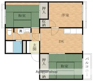 タウニィ高松【2階】の間取り