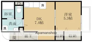 ピアチェーレ【2階】の間取り