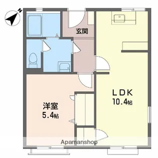 メゾンアヅマ【1階】の間取り