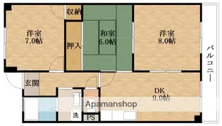 3DKの間取り画像