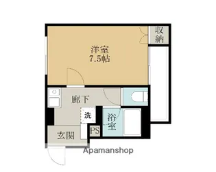 レユシールマンションタニムラ【1階】の間取り