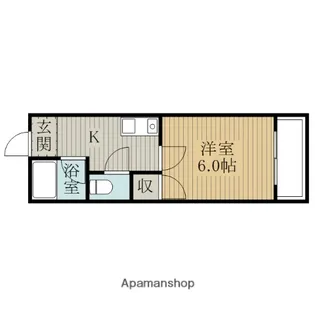 下池田町マンション【202号室】の間取り