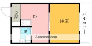 レジデンスろうあんどろう【4階】の間取り