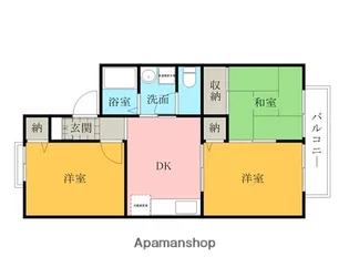 サングレース【2階】の間取り