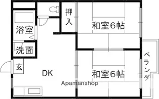 ガーデン立石【2階】の間取り