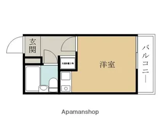 シャルマンフジ和泉大宮弐番館【3階】の間取り