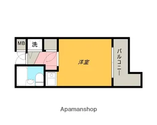 ベルトピア下松【4階】の間取り