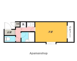 ベルトピア下松【1階】の間取り