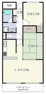 ロビン・ソング【805号室】の間取り