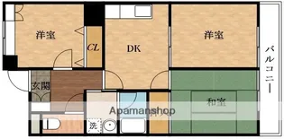 パストラーレ久米田【3階】の間取り