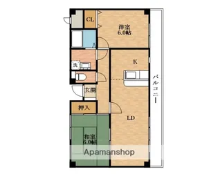 クレールI・K【1階】の間取り