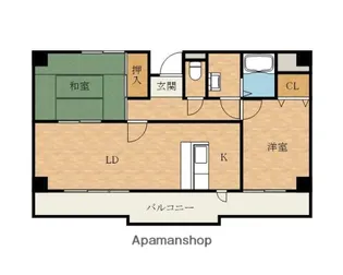 クレールI・K【2階】の間取り