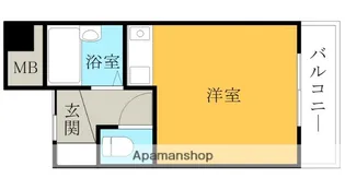 ハートハイツ大切【202号室】の間取り