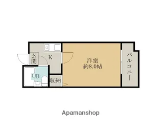 RINON脇浜【5階】の間取り