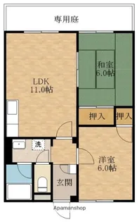 メゾンTAKUMI【1階】の間取り