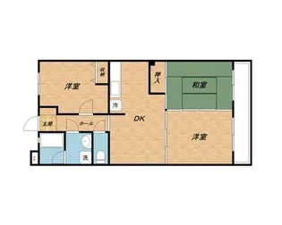 ベルドミール【1階】の間取り