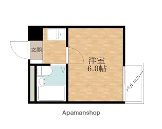 ラビッツコート宮本町【4階】の間取り
