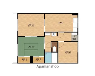 ロジュマンセフィラA【1階】の間取り