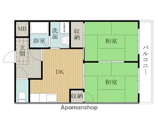 ホワイトオーク【5階】の間取り