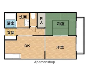 プレジール・和泉【1階】の間取り