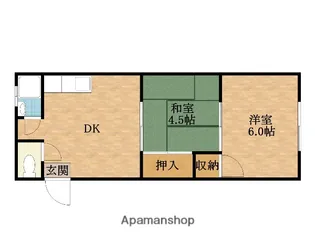 フジコーハイム【D号室】の間取り