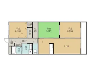 エスポワール21【205号室】の間取り