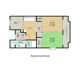 アンド・ユー岸和田【4階】の間取り