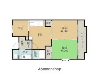 アンド・ユー岸和田【1階】の間取り