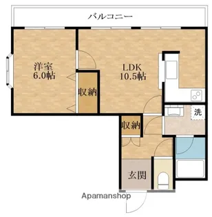 スマイルガーデン【2階】の間取り