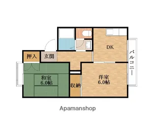 セジュール池内Ⅰ【2階】の間取り