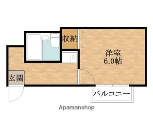 レンパレス浜名【202号室】の間取り