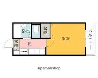 中井 マンション【6階】の間取り