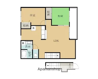アンシャンテ・シェソワ【2階】の間取り